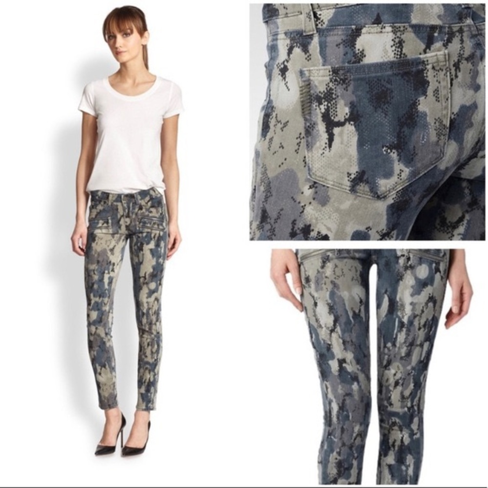 Paige Edgemont Jeans size 24 Camouflage Print